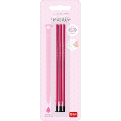 Legami Erasable Gel Pen Refills - 3 Pack