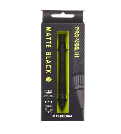 Platinum PRO-USE 171 Mechanical Pencil 0.5mm - Matte Black