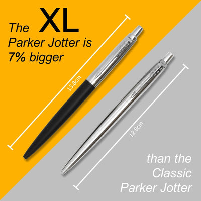 Parker Jotter XL Ballpoint Pen - Matte Black / Chrome Trim