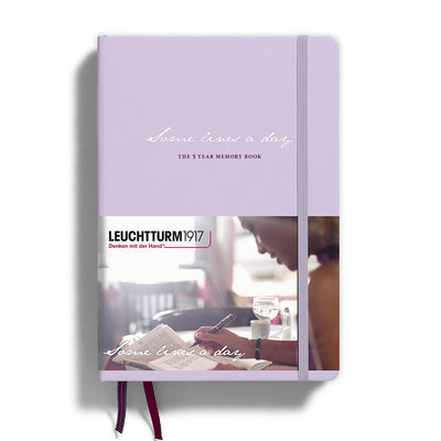 Leuchtturm 1917 Notebook Some lines Lines A Day A5 - Lilac