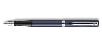 Waterman Impression Fountain Pen - Blue Lacquer / Chrome Trim