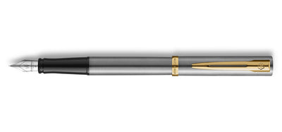 Waterman Impression Fountain Pen - Stainless Steel / Gold Trim