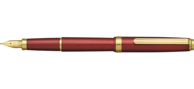 Platinum Biso Fountain Pen - Flame Red