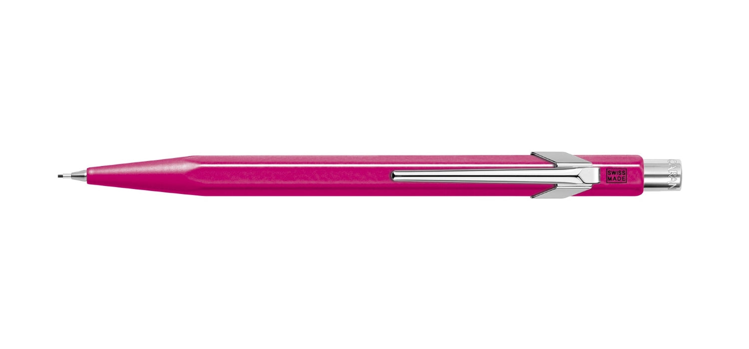 Caran dAche 844 Office Mechanical Pencil 0.7mm - Fluro Pink