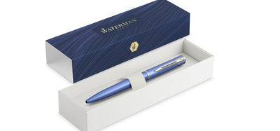 Waterman Allure Ballpoint Pen - Blue / Chrome Trim