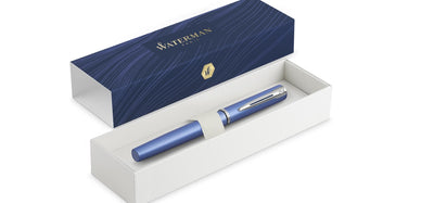 Waterman Allure Fountain Pen - Blue / Chrome Trim