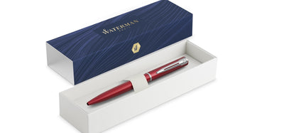 Waterman Allure Ballpoint Pen - Red / Chrome Trim