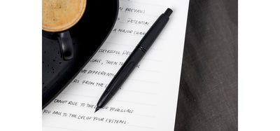Pilot Capless Fountain Pen - Matte Black / Black Trim