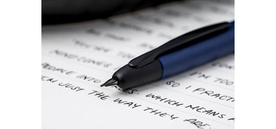 Pilot Capless Fountain Pen - Matte Blue / Black Trim