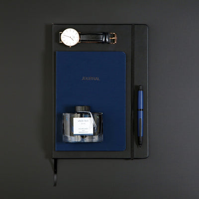 Pilot Capless Fountain Pen - Matte Blue / Black Trim