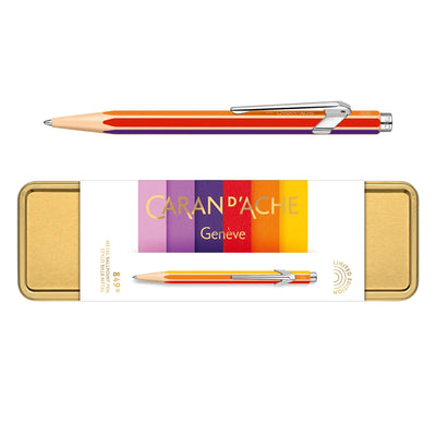 Caran dAche 849 Ballpoint Pen - Warm Rainbow - Limited Edition