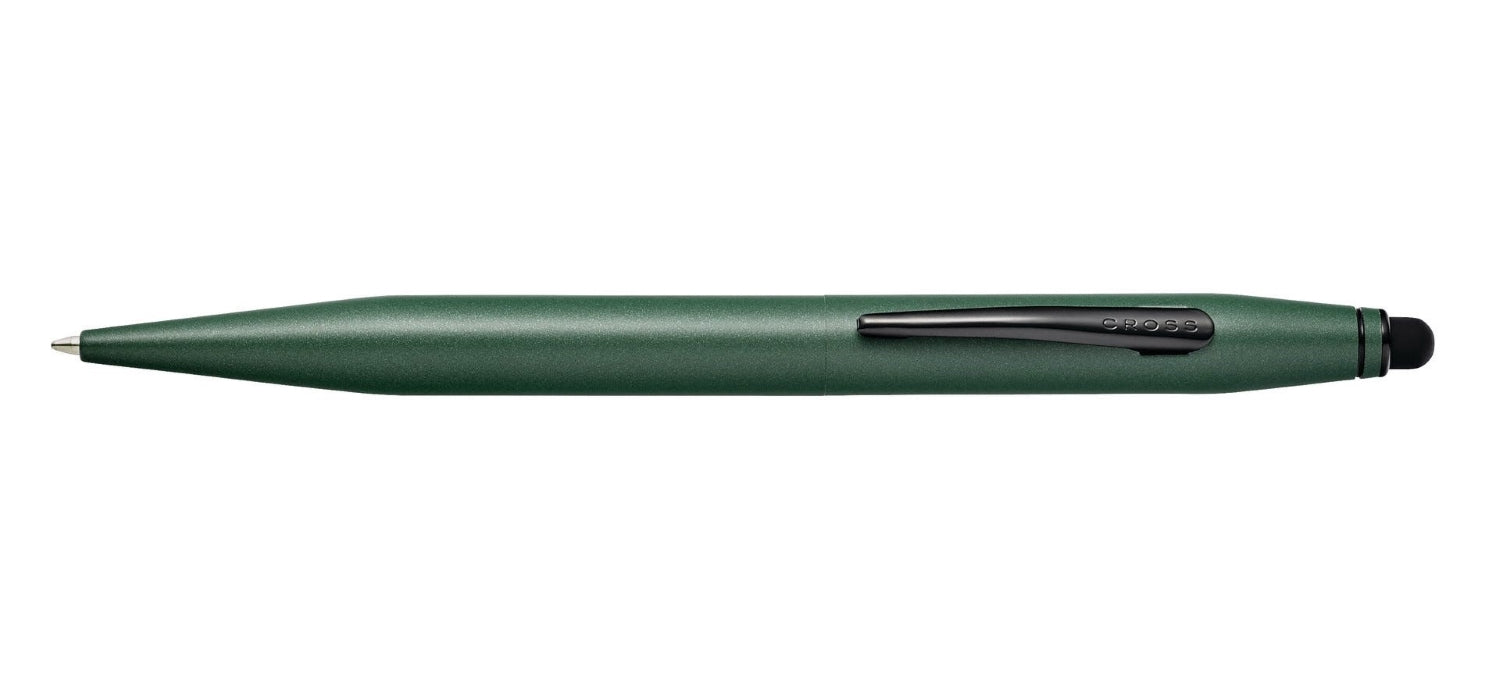Cross Tech2 Ballpoint Pen with Stylus - Matte Green Lacquer