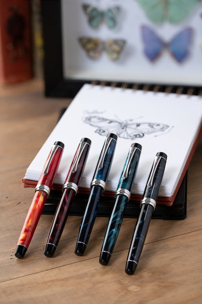 Pilot Custom Heritage SE Fountain Pen - Marble Black
