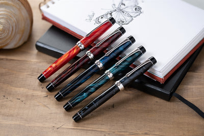 Pilot Custom Heritage SE Fountain Pen - Marble Black