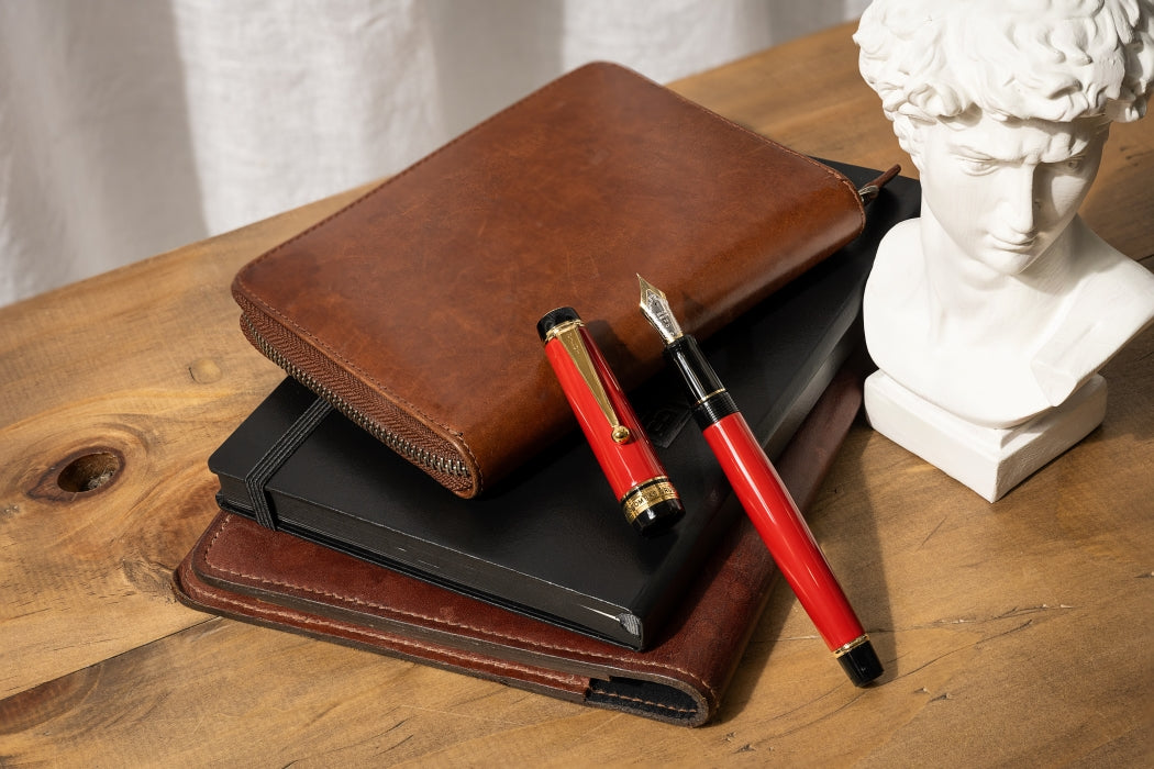 Pilot Custom 845 Urushi Fountain Pen - Red