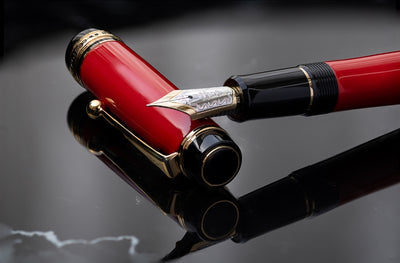 Pilot Custom 845 Urushi Fountain Pen - Red