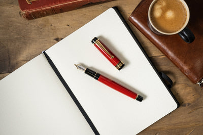 Pilot Custom 845 Urushi Fountain Pen - Red