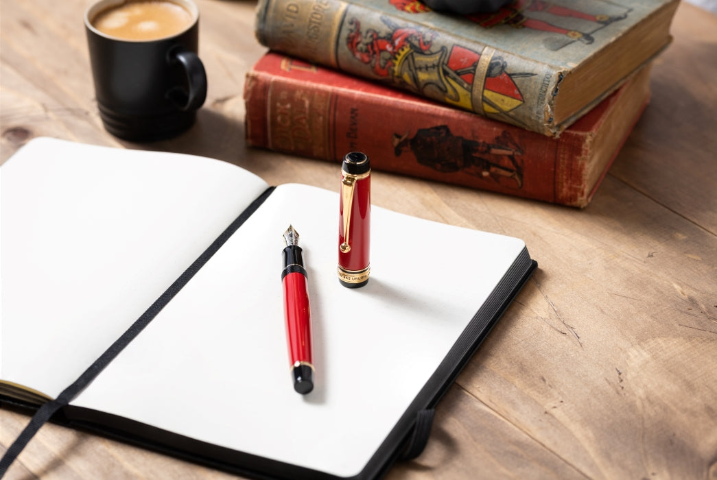 Pilot Custom 845 Urushi Fountain Pen - Red