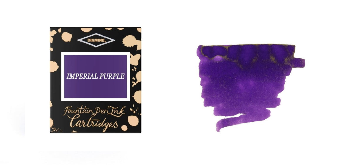 Diamine Ink Cartridges Pack of 6 - Assorted Colours