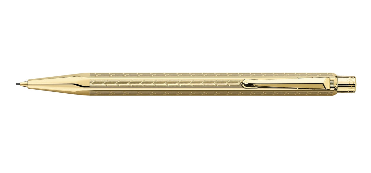Caran dAche Ecridor Mechanical Pencil 0.7mm - Chevron Gilded