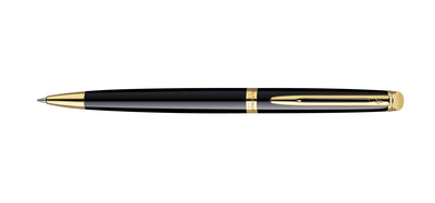 Waterman Hemisphere Ballpoint Pen - Black Lacquer / Gold Trim
