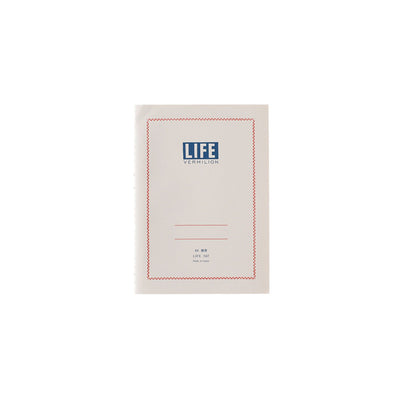 Life Stationery Vermilion Notebook B6 Lined - Cream