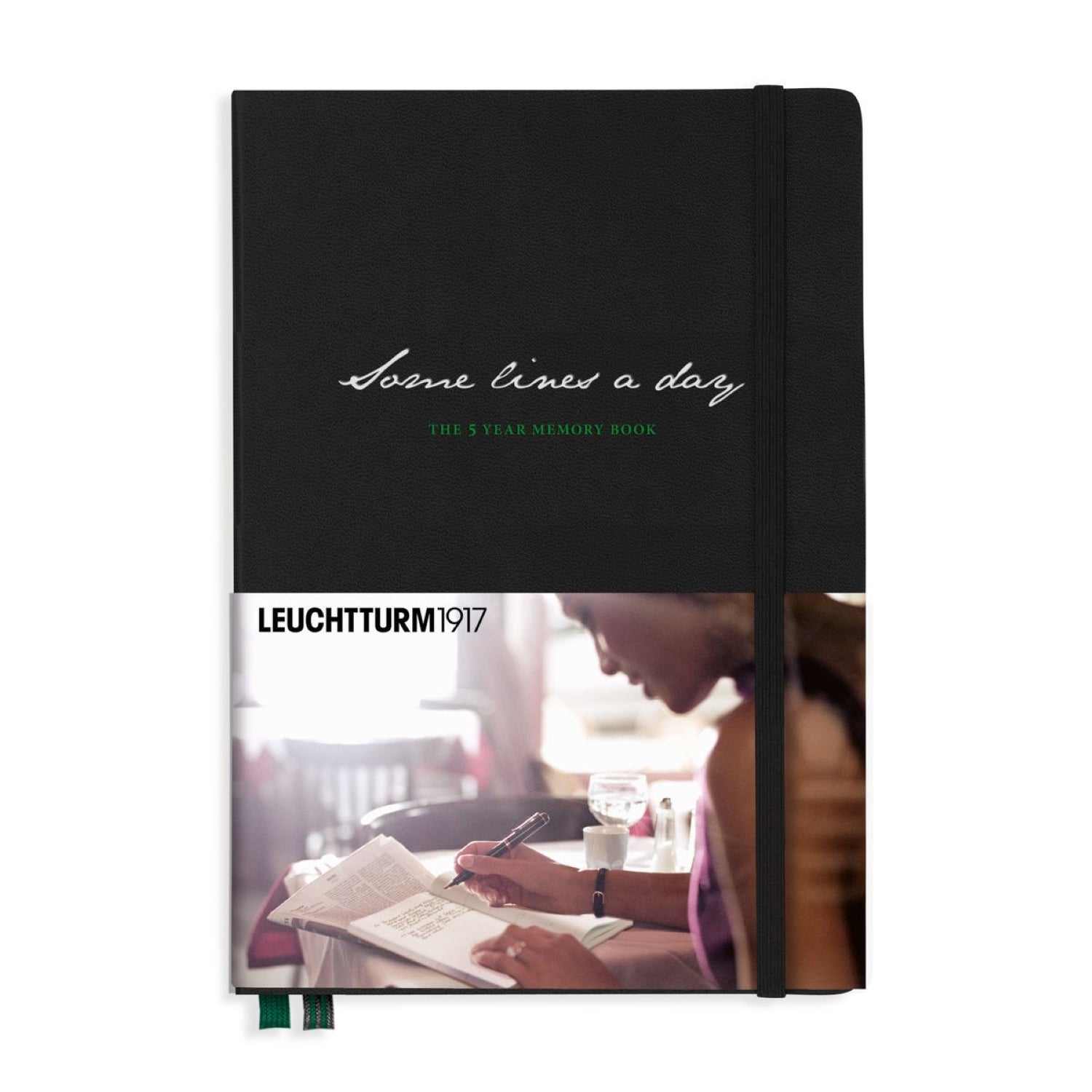 Leuchtturm 1917 Notebook Some lines Lines A Day A5 - Black