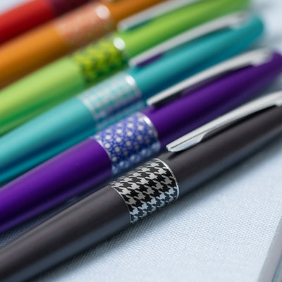 Pilot Metropolitan MR3 Fountain Pen & Iroshizuku Ink Gift Set - Grey Houndstooth