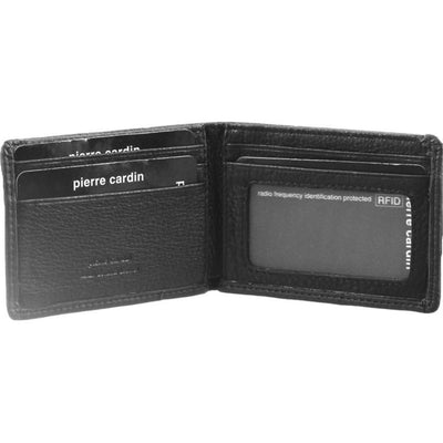 Pierre Cardin Italian Leather RFID Mens Wallet 1160 - Black