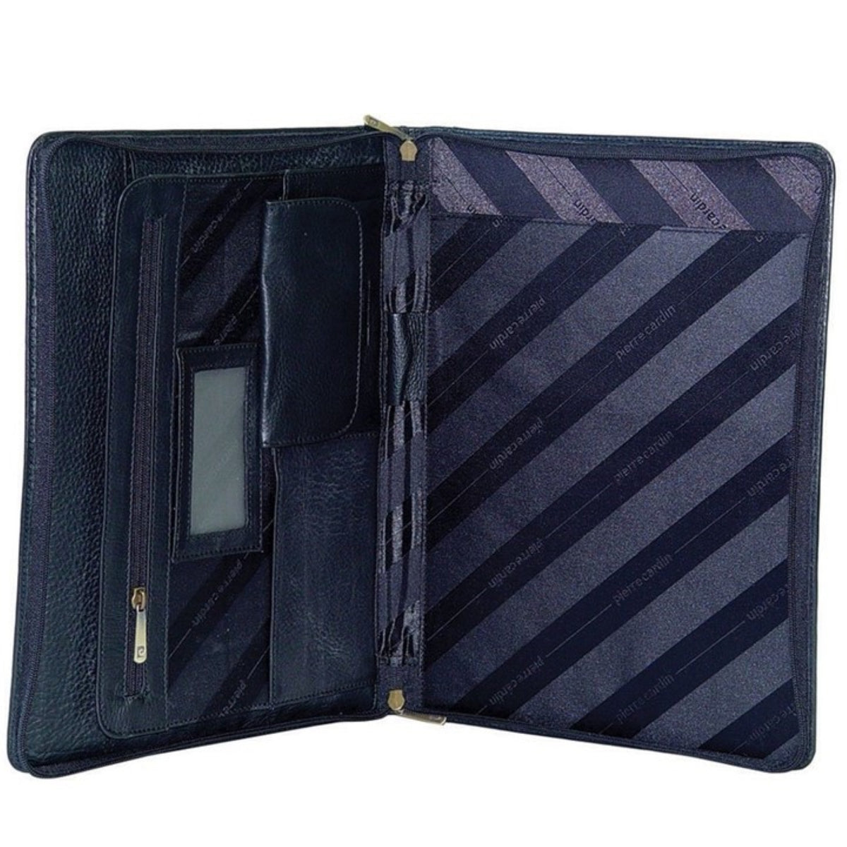 Pierre Cardin A4 Leather Business Compendium 8872 - Black