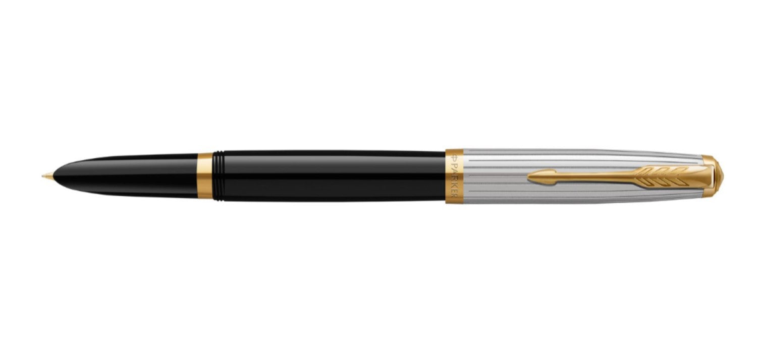Parker 51 Premium Fountain Pen - Black / Gold Trim