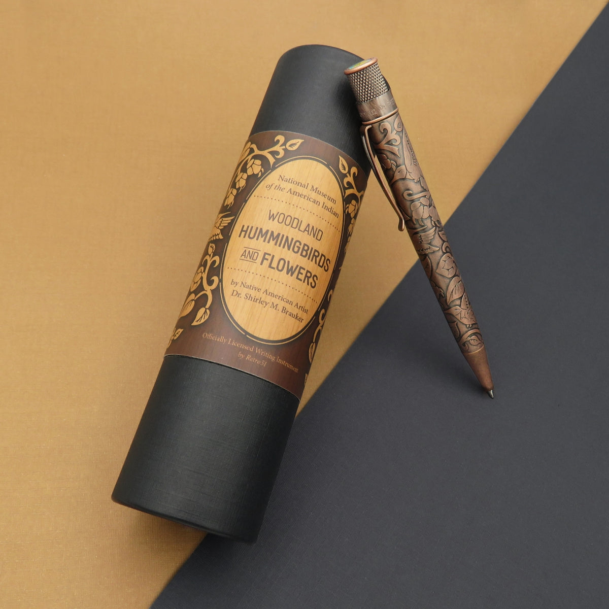 Retro 51 Tornado Smithsonian Rollerball - Woodland Hummingbird & Flowers