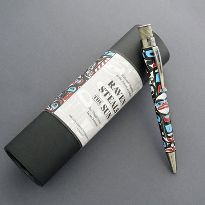 Retro 51 Tornado Smithsonian NMAI Rollerball - Raven Steals the Sun