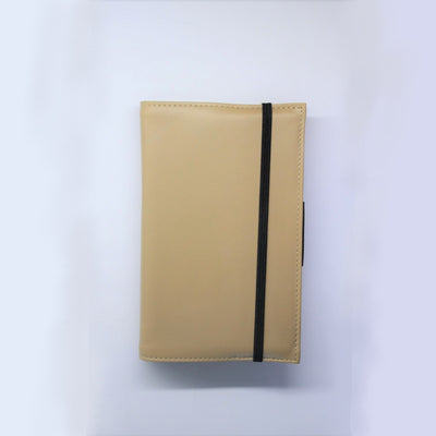 Visentin Leather Notebook Cover A6 Smooth + Rhodia Webby Lined Notebook