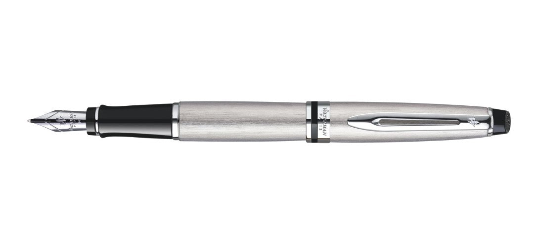 Waterman Expert Fountain Pen - Stainless Steel / Chrome Trim