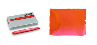 LAMY T10 Ink Cartridges Pack of 5 - Assorted Colours