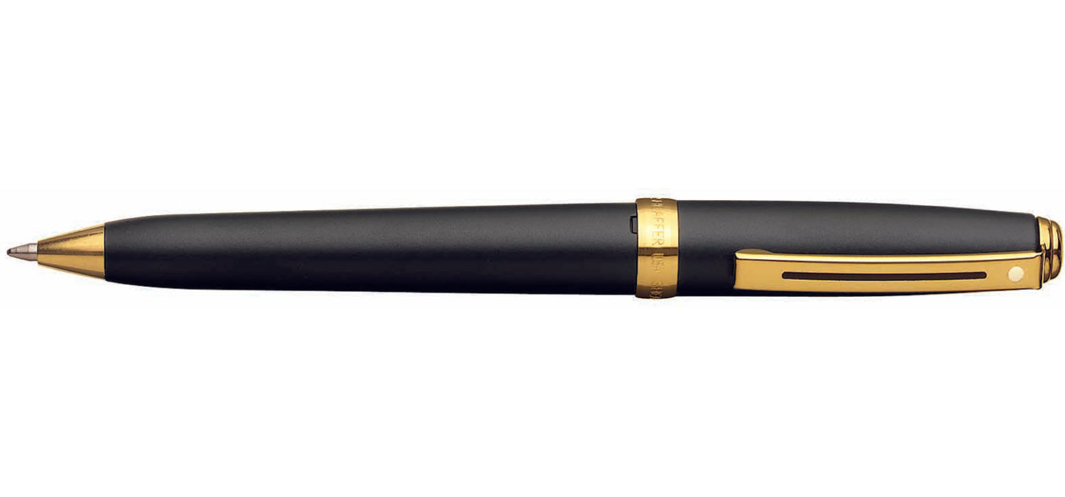 Sheaffer Prelude Ballpoint Pen - Matte Black / 22kt Gold Trim