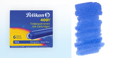 Pelikan TP/6 Ink Cartridges Pack of 6 - Assorted Colours