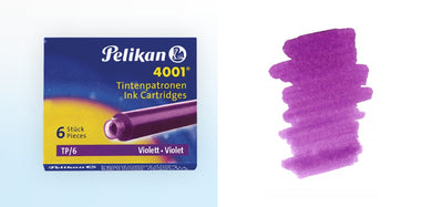 Pelikan TP/6 Ink Cartridges Pack of 6 - Assorted Colours