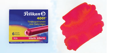 Pelikan TP/6 Ink Cartridges Pack of 6 - Assorted Colours