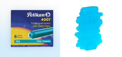 Pelikan TP/6 Ink Cartridges Pack of 6 - Assorted Colours
