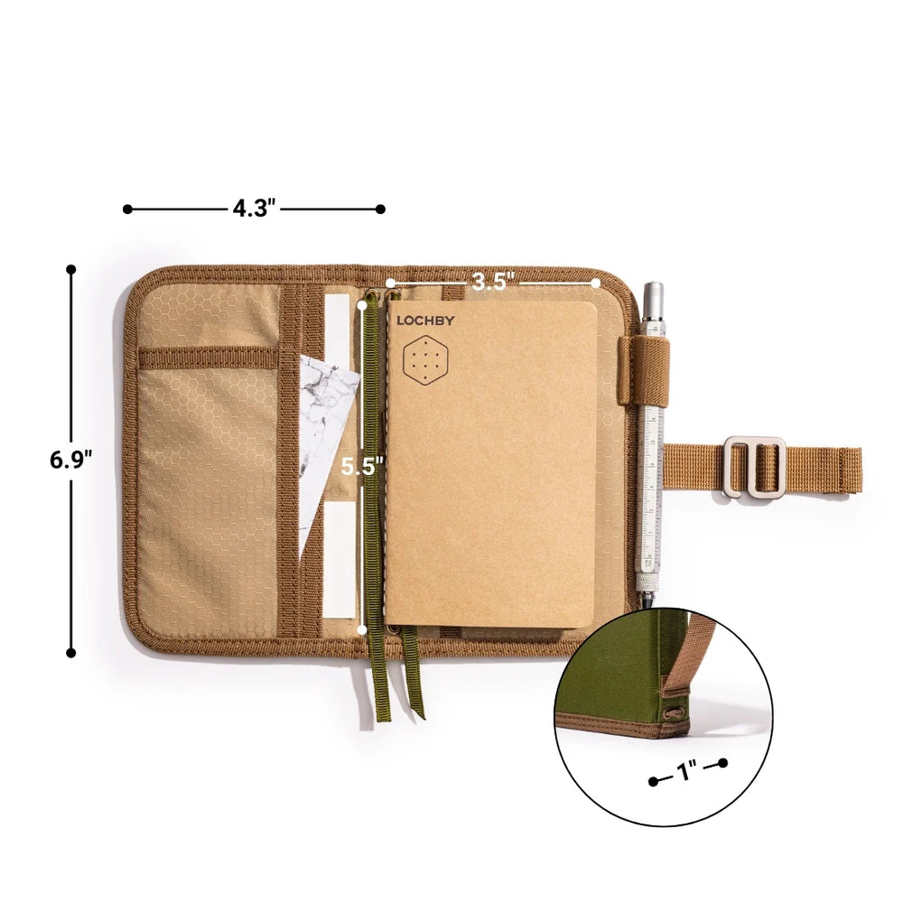 LOCHBY Field Journal Mini - Olive
