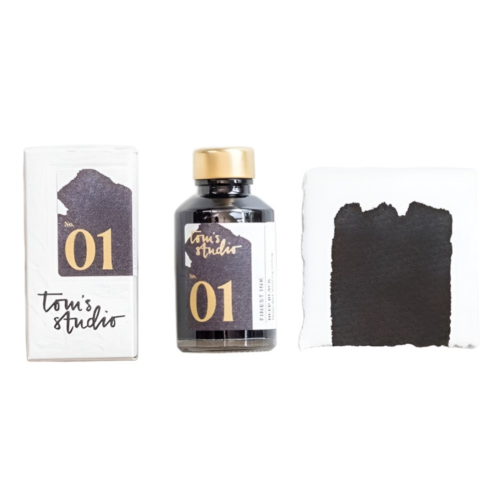 Tom's Studio Ink Bottle 50ml - 01 Deep Black