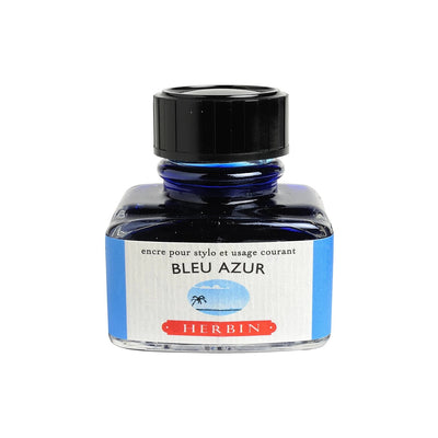 Jacques Herbin Bottle Ink 30ml - Bleu Azure (Azure Blue)