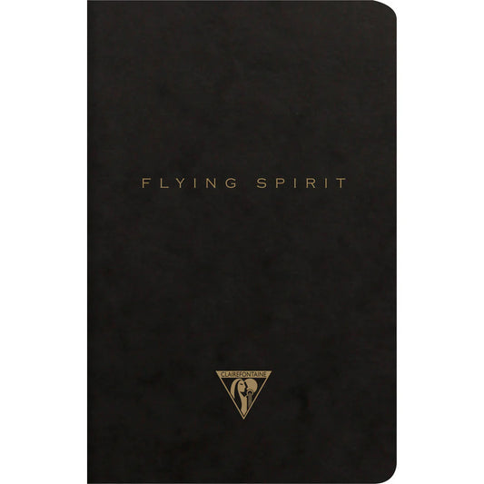 Clairefontaine Flying Spirit Cahier Notebook A6+ Lined - Black