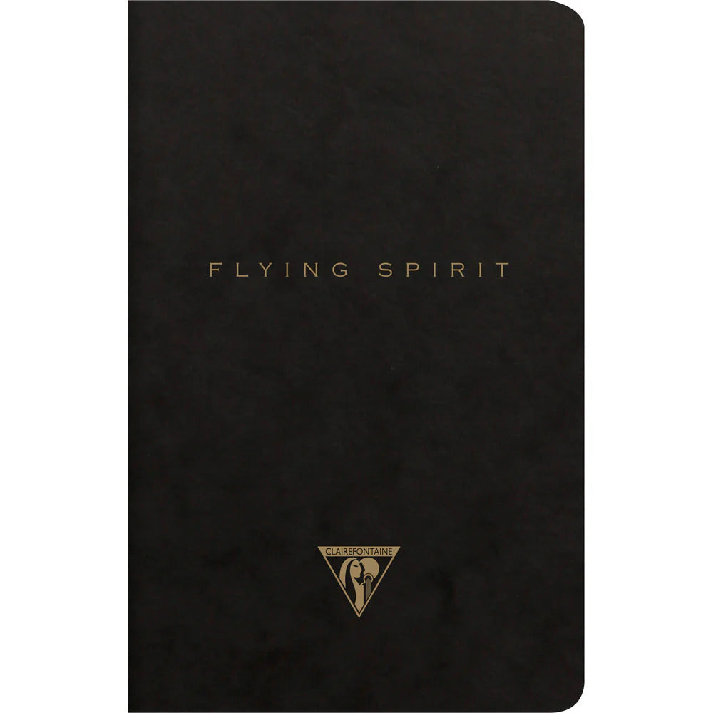 Clairefontaine Flying Spirit Cahier Notebook A6 Lined - Black