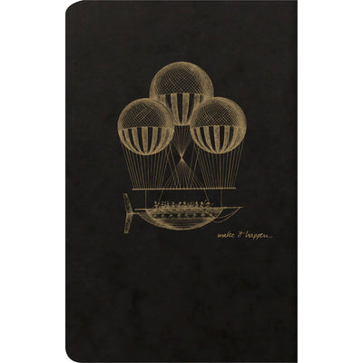 Clairefontaine Flying Spirit Cahier Notebook A6 Lined - Black