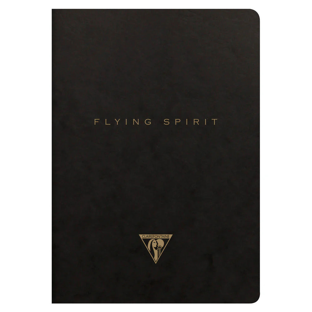 Clairefontaine Flying Spirit Cahier Notebook A5 Lined - Black