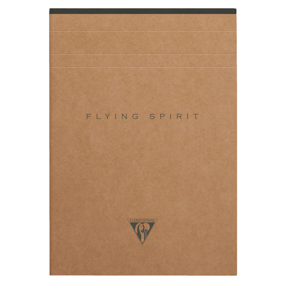 Clairefontaine Flying Spirit Notepad A5 Lined - Kraft
