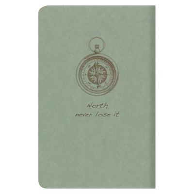 Clairefontaine Flying Spirit Cahier Notebook A6+ Lined - Eucalyptus Green
